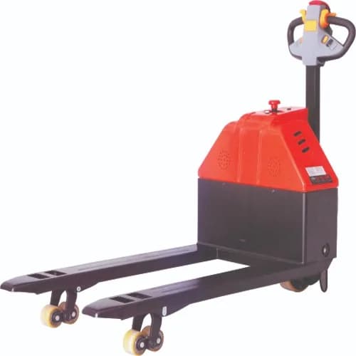 walkie type battery operated pallet truck